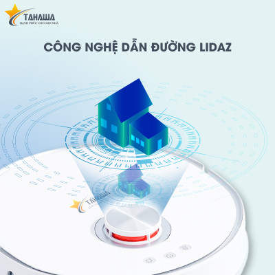 Robot hút bụi TAHAWA TH-LW2 Robo hút bụi an toàn cho sức khỏe người tiêu dùng, khử mùi hiệu quả sử dụng màn lọc HEPA 14, lọc sạch đến 99% bụi mịn