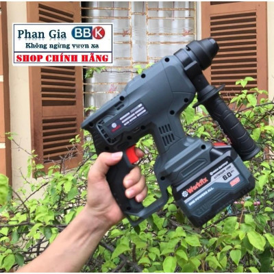 Khoan Bê Tông Pin 3 Chức Năng Workfix 21v-Model: WF-RH2603- Pin 15 cell 6 Ah.