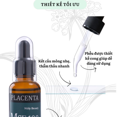 MSE100 Super Essence PL - Tinh chất nhau thai tái sinh Placenta 30ml - Mōly Beauty