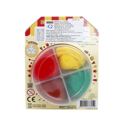 Đất Sét Nhẹ 4 Màu 32G - Donerland La02025 ( Korea )