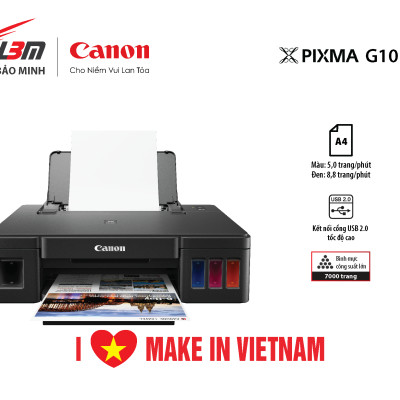 Máy in phun canon G1010- Hàng chính hãng