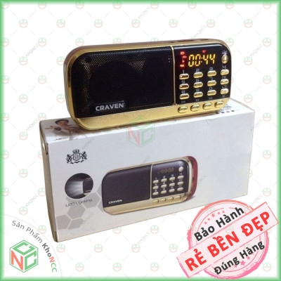 (Lạc Quan) Loa Máy Nghe Pháp KhoNCC Hàng Chính Hãng - Kinh Phật, Thánh Ca, Bài Giảng, Có Thể Dùng Thẻ Nhớ, USB, Đài FM - KLM-LPCR836S