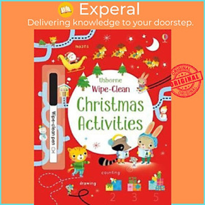 Sách - Wipe-Clean Christmas Activities by Kirsteen Robson (UK edition, paperback)