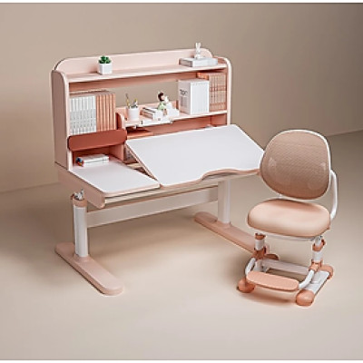 Bàn học sinh thông minh đa năng, nâng hạ tay quay, điều chỉnh góc nghiêng, chống cận Tundo CTIRPro100 kèm đèn ngang 100cm