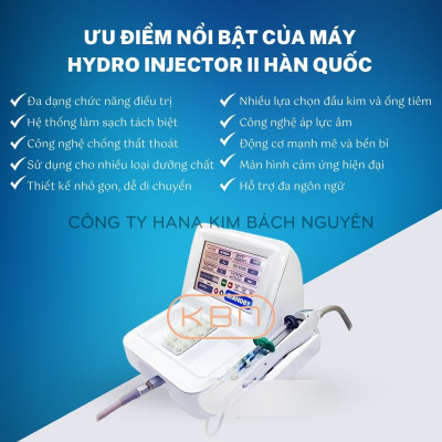 Máy Đưa Cấy Dưỡng Chất Vào Da Hydro Injector II Hàn Quốc