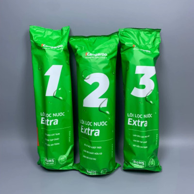 Combo 2 bộ lọc thô 123 cho máy lọ nước Kangaroo Hàng chính hãng