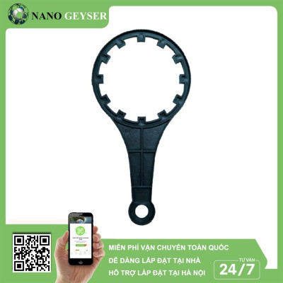 Tay mở cốc lọc 123, Tay vặn cốc lọc 10in, 20in, Tay mở vỏ màng RO - Hàng Chính Hãng