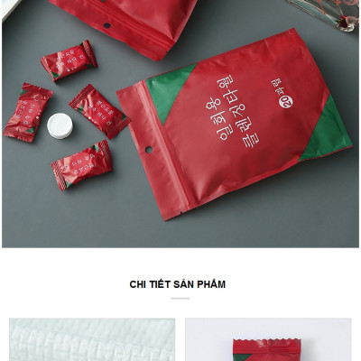 Túi 20 Khăn Giấy Nén Hàn Quốc Cao Cấp Loại Dày 2 Lớp 20*20cm - Hàng Chính Hãng