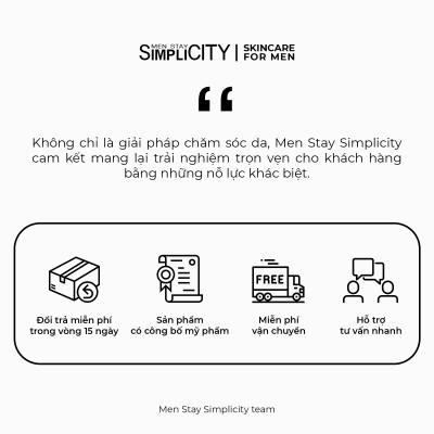 Dung dịch vệ sinh nam Men Stay Simplicity giảm ngứa, làm sạch & ngăn mùi hiệu quả Intimate Wash 80ml
