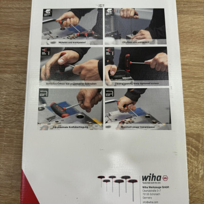 Bộ tay vặn T 6 chi tiết Wiha 45620 hệ mét