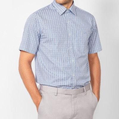 ÁO SƠ MI TAY NGẮN-V46-014617-BL2