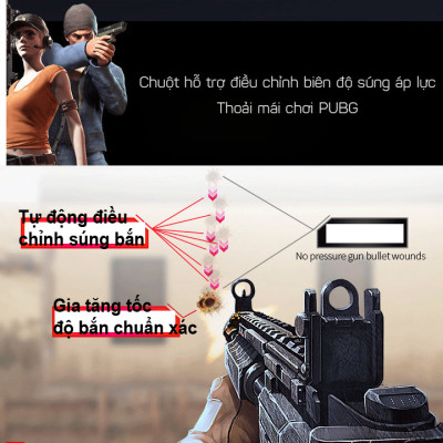 Chuột chuyên game K-SNAKE G0 CHUỘT ĐỈNH CHO DÂN PUBG & FPS