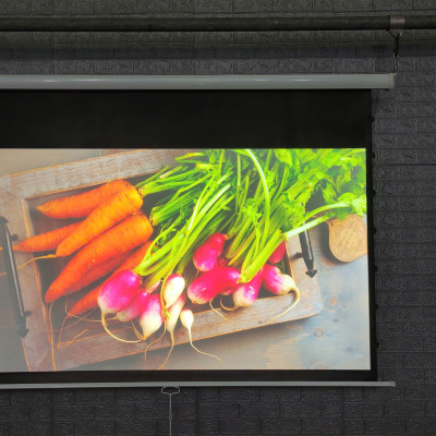 Màn chiếu kéo tay căng dây 8K-Pet Pro tab tension 80 inch tới 150 inch - Exzen chính hãng Korea BH 12 tháng- Hàng chính hãng