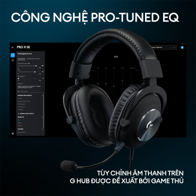 Tai nghe gaming có dây Logitech G Pro X SE - Hàng Chính Hãng