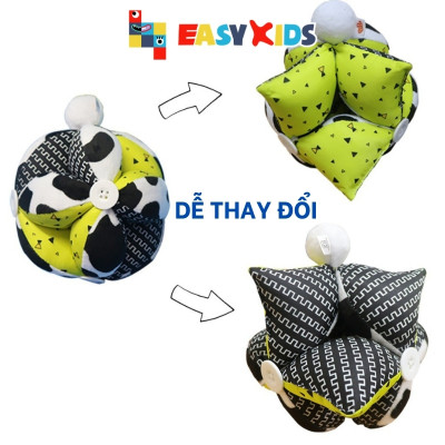 Bóng Vải Cho Bé Sơ Sinh Montessori Hỗ Trợ Luyện Chân, Kích Thích Thị Giác