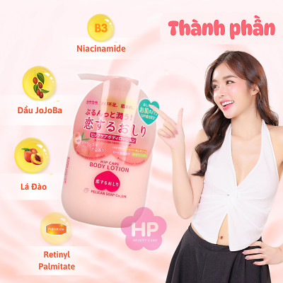 Sữa Dưỡng Thể Cấp Ẩm Và Dưỡng Trắng Da Pelican Pelican Soap Pelican Hip Care Body Lotion 200mL