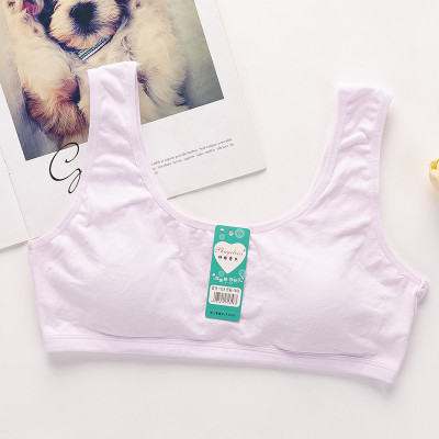 Áo Lót Nữ Áo Lót Học Sinh Ba Lỗ Cotton Hoa Chìm Mút Liền 1358 – Êm Ái, An Toàn, Thoáng Mát