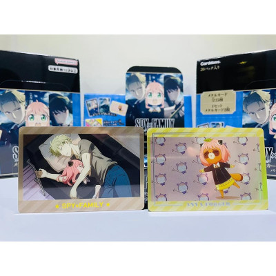 Thẻ Sưu Tập Nhân Vật Spy X Family - Bandai Spy X Family Metal Card Collection Vol.2 SF-MC02 (2 Card Ngẫu Nhiên/Túi)