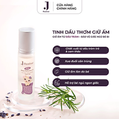 Tinh Dầu Thơm Giữ Ấm Tràm Trà JRealver Mamas Darling 9ml