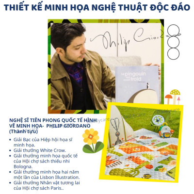 Lều vải cho bé cắm trại kèm thảm dã ngoại chống thấm nước Mideer Deer Camp Party