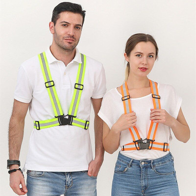 Dây Đai Phản Quang, Áo Phản Quang Nam Nữ Đi Phượt/ Đi Xe Máy/ Đạp Xe Đạp Với Dây Thun Đàn Hồi Co Giãn Rộng Chuyên Dụng Đi Ban Đêm An Toàn Mai Lee