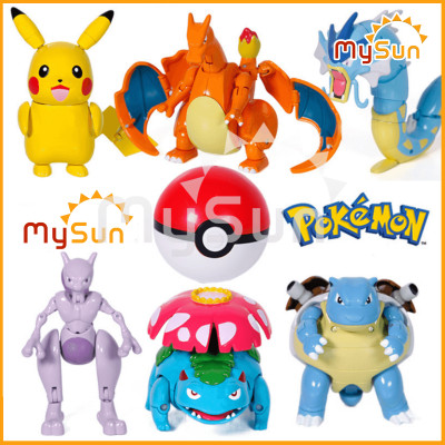 Mô hình bóng POKEMON đồ chơi: Pinkachu huyền thoại mini bằng nhựa ABS - MySun