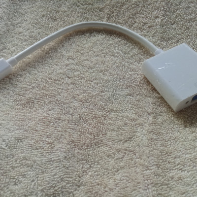 Cáp Chuyển đổi cổng Mini Displayport ra cổng VGA dùng để kết nối máy tính với tivi, máy chiếu - Hàng chính hãng