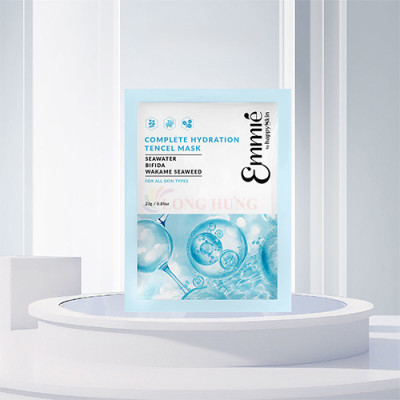 Mặt nạ vải sinh học Emmié By Happyskin Complete Hydration Tencel Mask (1 miếng/5 miếng) - Hàng chính hãng