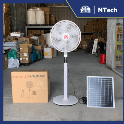 Quạt năng lượng mặt trời 12v JD-T919 hàng nhập khẩu chính hãng