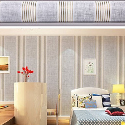 5m giấy decal sọc caro xám DTL23(60x500cm)