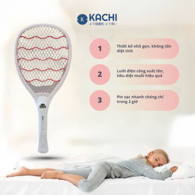 Vợt muỗi Kachi - hàng chính hãng