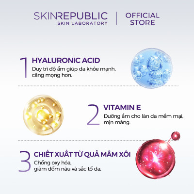 Combo 10 Mặt nạ dưỡng da Skin Republic Hyaluronic Boost Youthfoil Mask 25ml