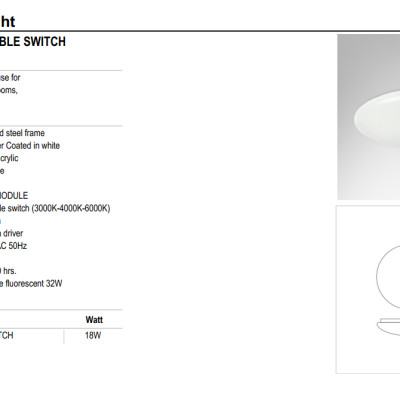 ĐÈN ỐP TRẦN LUMAX, CPL330, CHUYỂN ĐỔI MÀU 3IN1, SƠN KHUNG THÉP