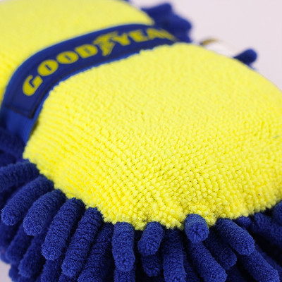 Miếng Bọt Biển Chenille Sợi Nhỏ Mềm San Hô Tiện Dụng Rửa Xe Máy, Ô tô, Lau Dọn Nội Thất GOODYEAR GY-2856 - Nhập Khẩu Chính Hãng