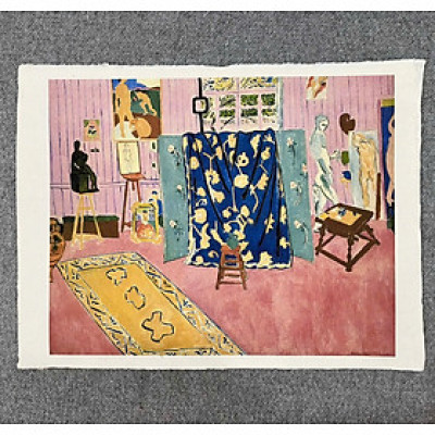 Tranh Henri Matisse in trên giấy dó thủ công truyền thống Việt Nam