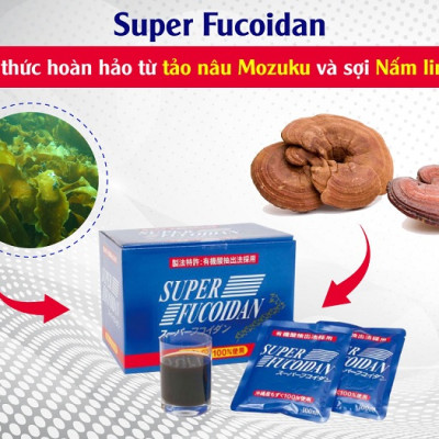 Thực Phẩm Bảo Vệ Sức Khỏe Kanehide Bio Super Fucoidan Dạng Nước,Hộp (30 Gói x 100ml), Phòng Và Hỗ Trợ Điều Trị Mọi Loại Ung Thư Bất Kì Giai Đoạn, Tăng Hệ Miễn Dịch, Sức Đề Kháng, Điều Hòa Huyết Áp, Đường Huyết, Kéo Dài Tuổi Thọ, Bồi Bổ Cơ Thể.