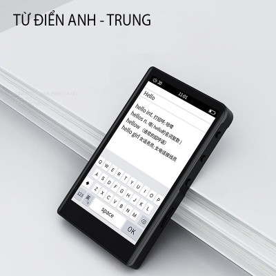 (Hỗ Trợ Tiếng Việt) Máy Nghe Nhạc Lossless MP3 MP4 Bluetooth Màn Hình Cảm Ứng 4 inch Ruizu H9 Bộ Nhớ 16GB - Hàng Chính Hãng