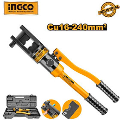 [CHÍNH HÃNG] Kìm ép cốt  thủy lực 16-240mm2  HHCT01240 INGCO