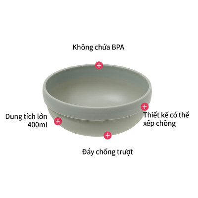 Bộ 2 Tô Silicone Chống Trượt LocknLock Little Luv Cho Bé HPP961, Hàng Chính Hãng - JoyMall