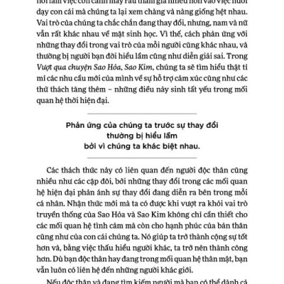 Vượt Qua Chuyện Sao Hỏa, Sao Kim - Kỹ Năng Gìn Giữ Và Phát Triển Cuộc Sống Lứa Đôi Trong Thế Giới Phức Tạp Ngày Nay