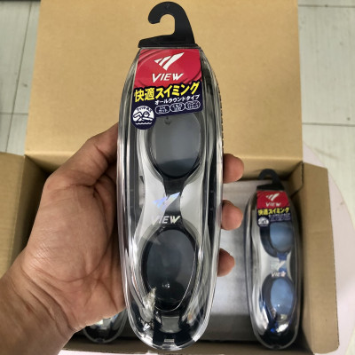 Kính bơi Nhật Bản hiệu VIEW V500S LSL Chống Tia UV Chống Sương Mù (Xám) - Hàng chính hãng 100% sản xuất tại Nhật Bản