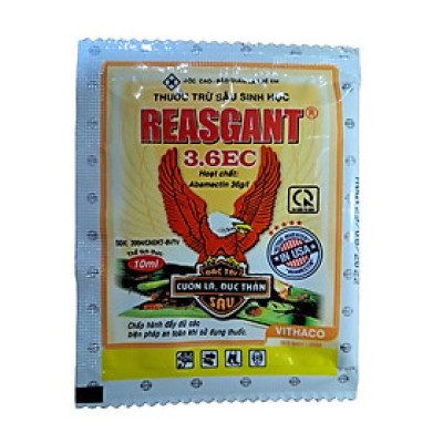 Chế phẩm sinh học REASGANT diệt trừ các loại Sâu - Nhện - Rầy - Rệp - Bọ có hại cho cây trồng nguyên liệu ngoại nhập
