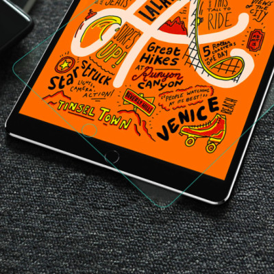 Miếng dán màn hình kính cường lực cho iPad 8 10.2 inch 2020 hiệu Nillkin Amazing H+ (mỏng 0.2 mm, vát cạnh 2.5D, chống trầy, chống va đập) - Hàng chính hãng