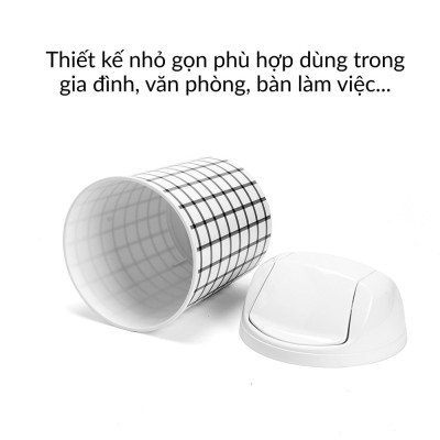 Thùng nhựa đựng rác 20x20x27.5cm
