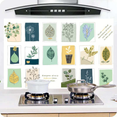 GIẤY DECAL BẾP HOA VĂN, DÁN TƯỜNG TRANG TRÍ, DÁN NHÀ BẾP (giao mầu ngẫu nhiên )