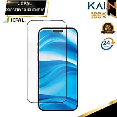 Miếng Dán Cường Lực JCPAL Preserver cho iPhone 16 / iPhone 16 Plus/ iPhone 16 Pro/ iPhone 16 ProMax, chính hãng Canada_ Hàng chính hãng