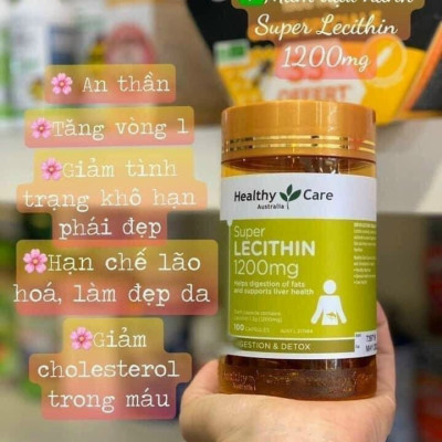 Mần đậu nành Healthy Care Super Lecithin Úc Tăng cường chức năng gan khỏe mạnh, nâng cao sức khỏe, sắc đẹp từ bên trong - QuaTangMe Extaste