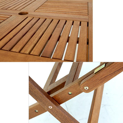 Bàn Xếp Riau IBIE NT4025 (150 x 90 x 72 cm) - Nâu