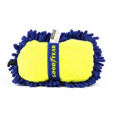 Miếng Bọt Biển Chenille Sợi Nhỏ Mềm San Hô Tiện Dụng Rửa Xe Máy, Ô tô, Lau Dọn Nội Thất GOODYEAR GY-2856 - Nhập Khẩu Chính Hãng