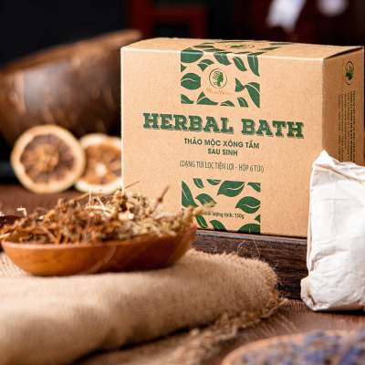 Thảo mộc xông tắm sau sinh Wonmom 150Gr (6 Túi /hộp)